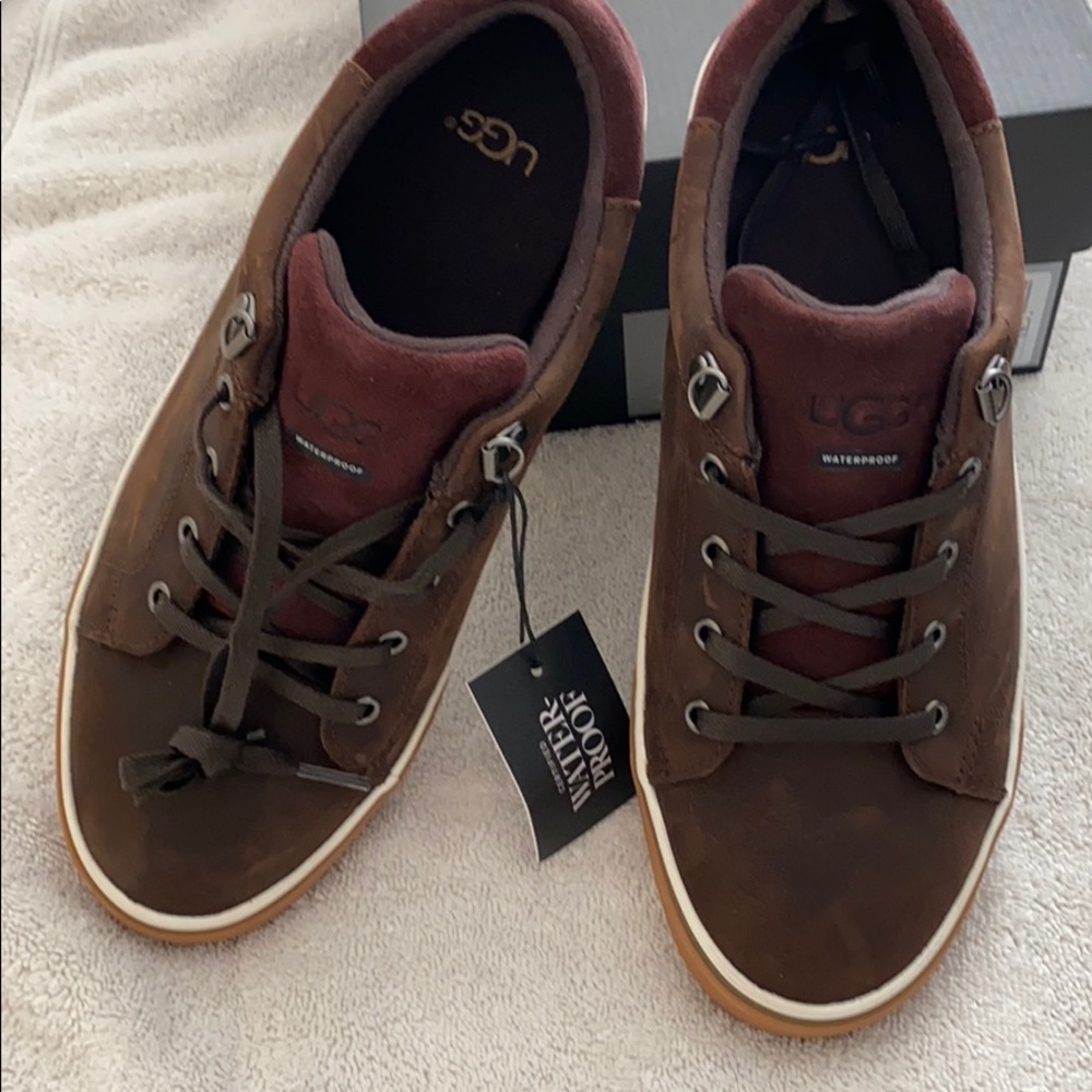 UGG, for Men, Brock II WP Sneaker, Size 7.5, brown